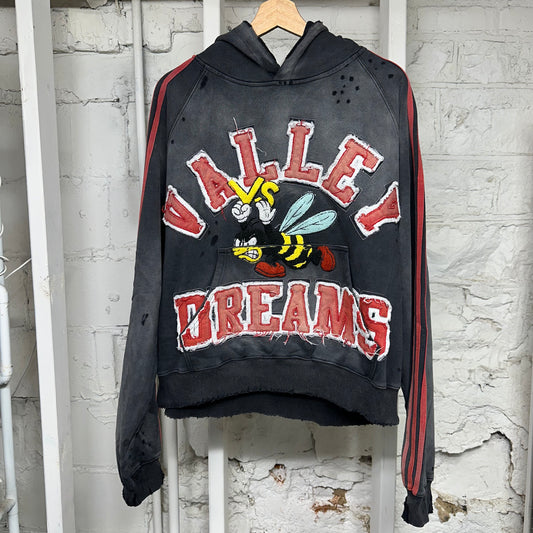 Vale Anthem Track Hoodie Black Sz M