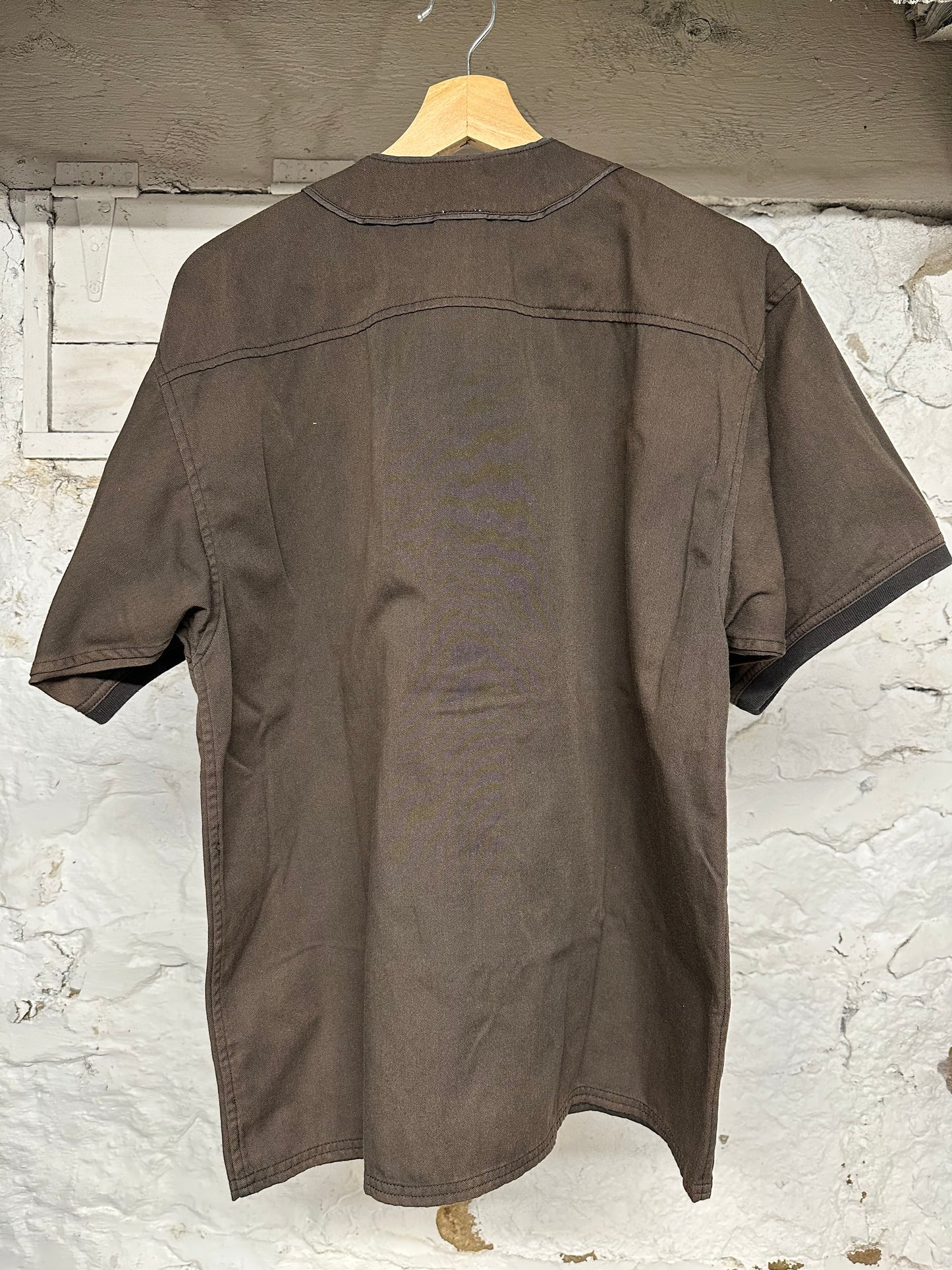 Undefeated Faded Brown Baseball Jersey Sz S