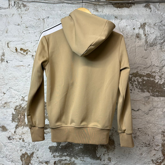 Palm Angels Tan Hooded Track Jacket Sz XS