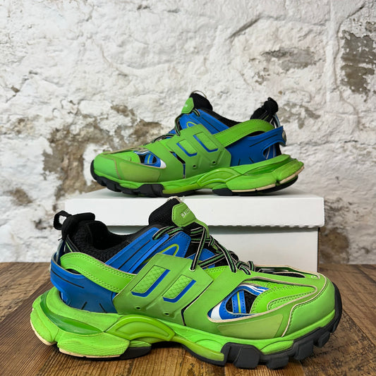 Balenciaga Track Runner Green Blue Black Sz 10 (43) No Box