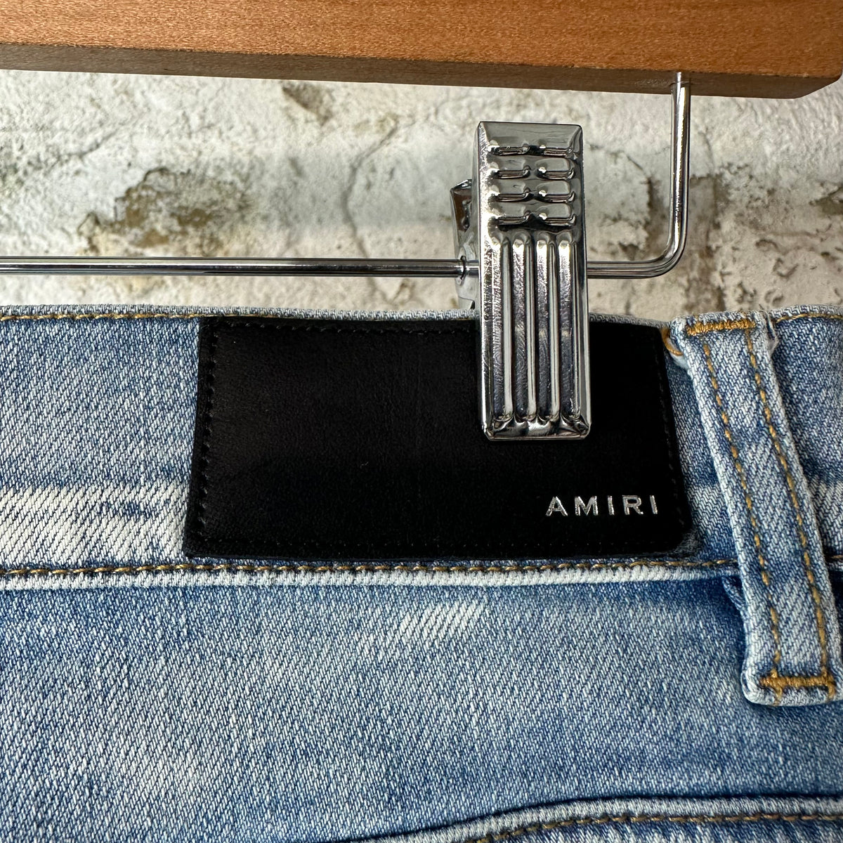 Amiri MA Drip Blue Denim Jeans Sz 28