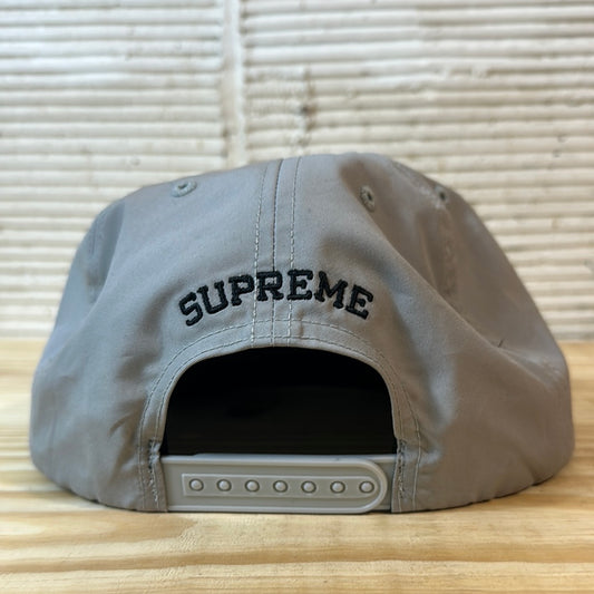 Supreme Box Logo Camp Cap Grey Hat