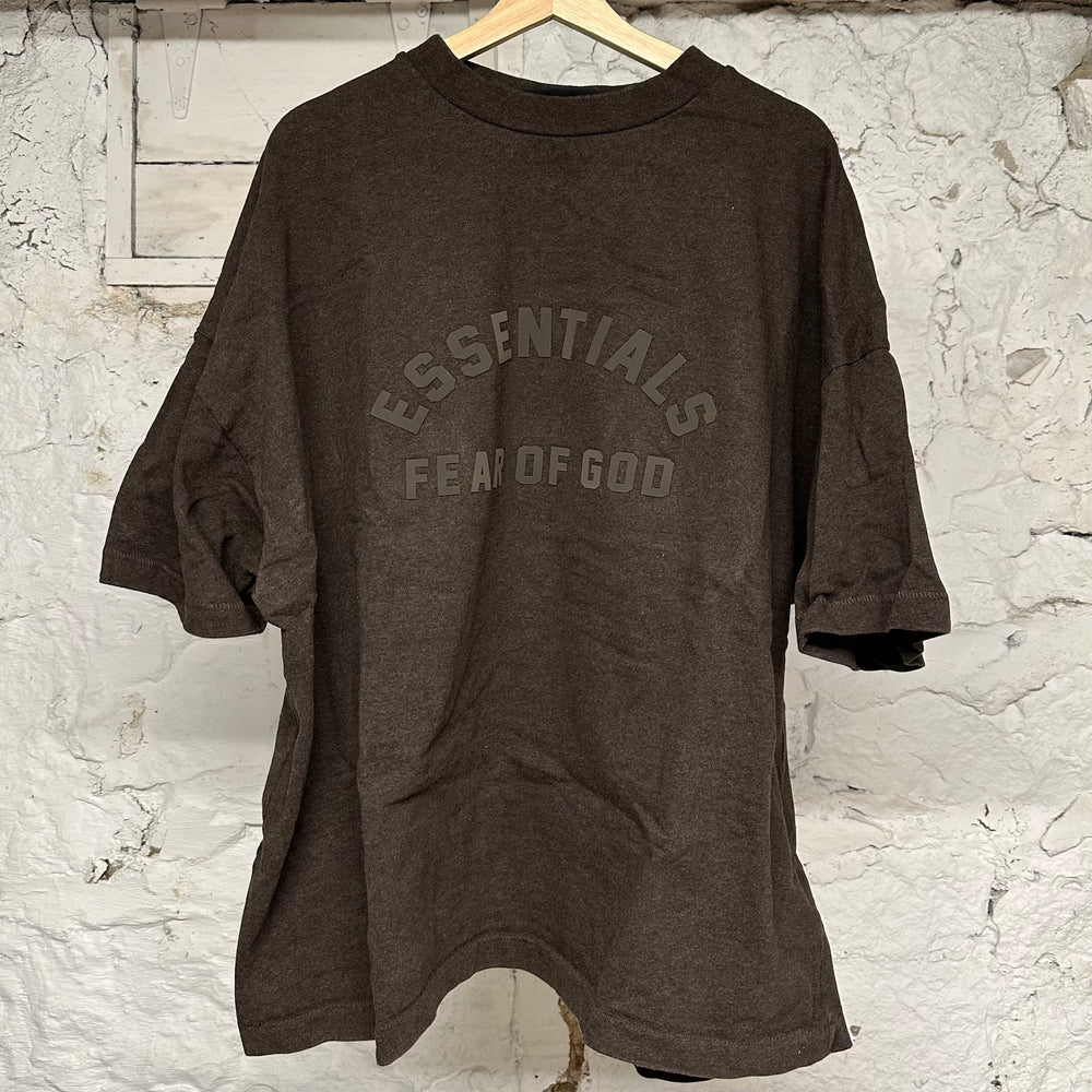 Fear of God Essentials Brown Arc Logo T-Shirt Sz L