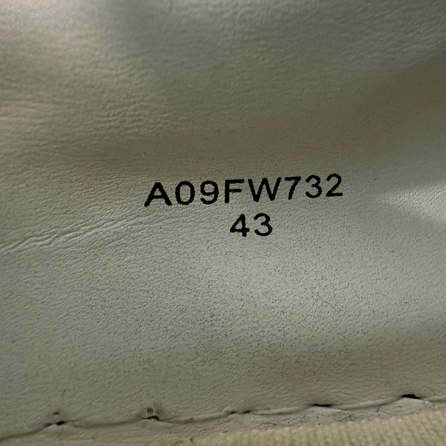 Maison Mihara Vintage Blakey Black Cream Sneaker Sz 10 (43)