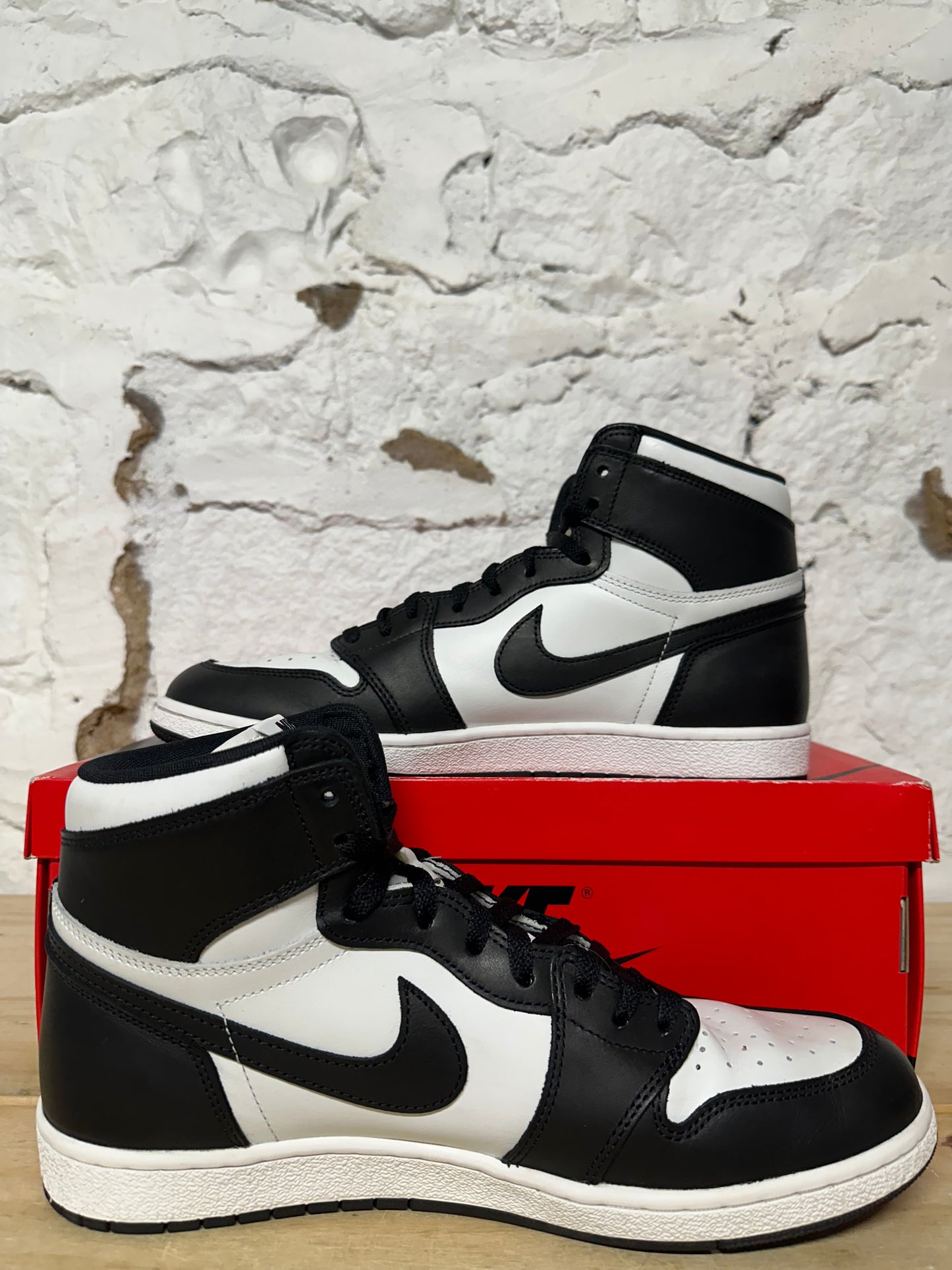 Air Jordan 1 High '85 Black White Sz 13