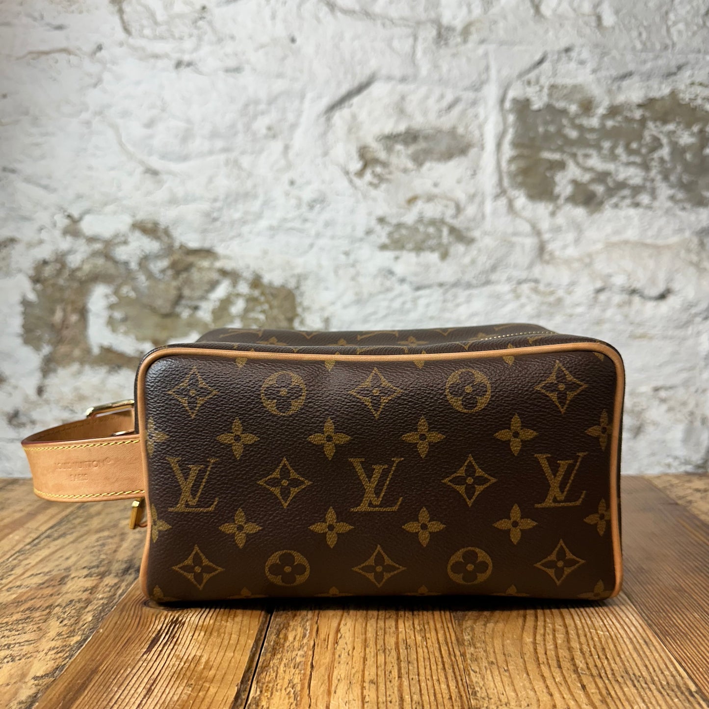 Louis Vuitton Monogram Locker Dopp Kit Toiletry Bag