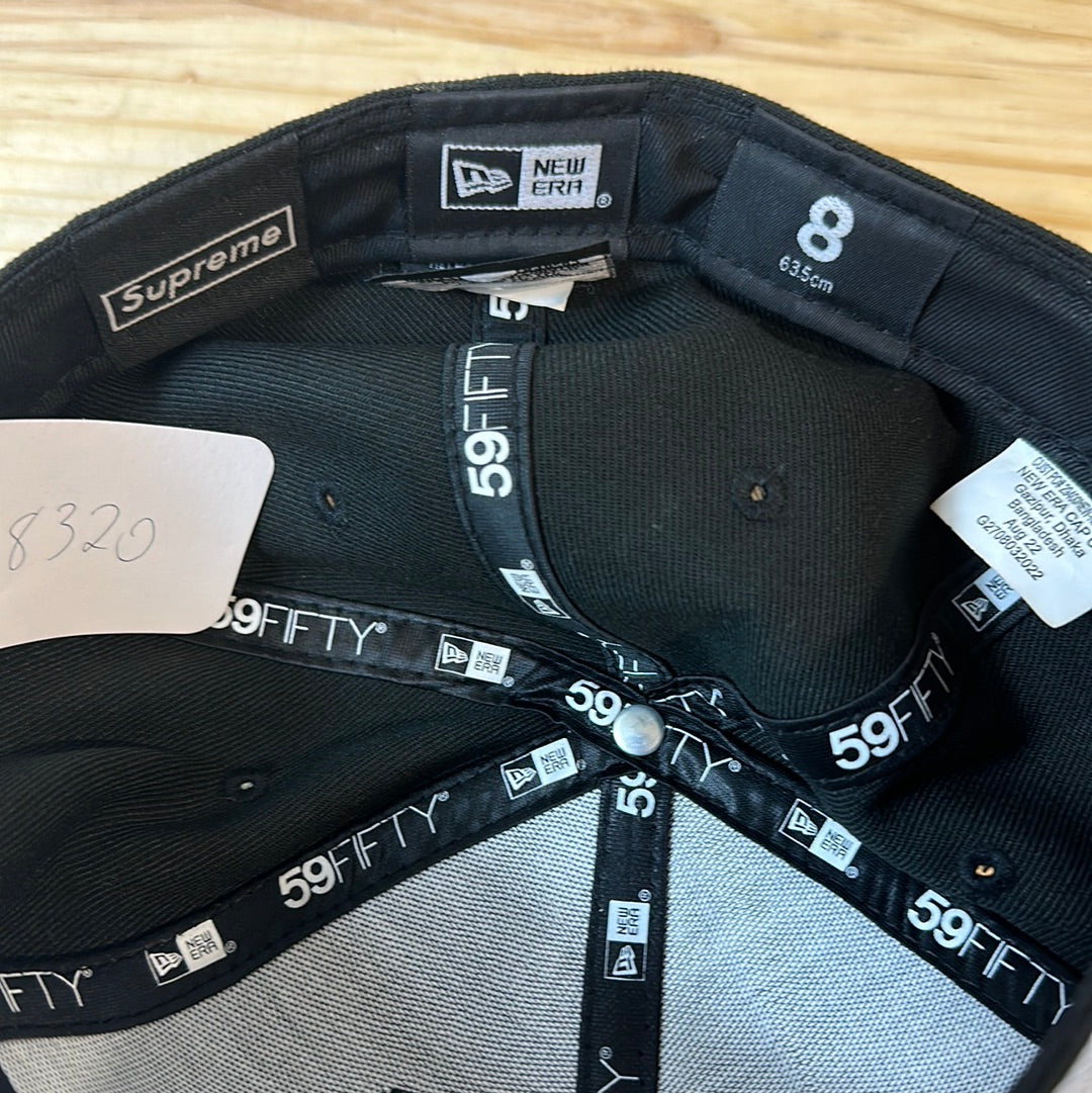 Supreme S Logo New Era Black Hat