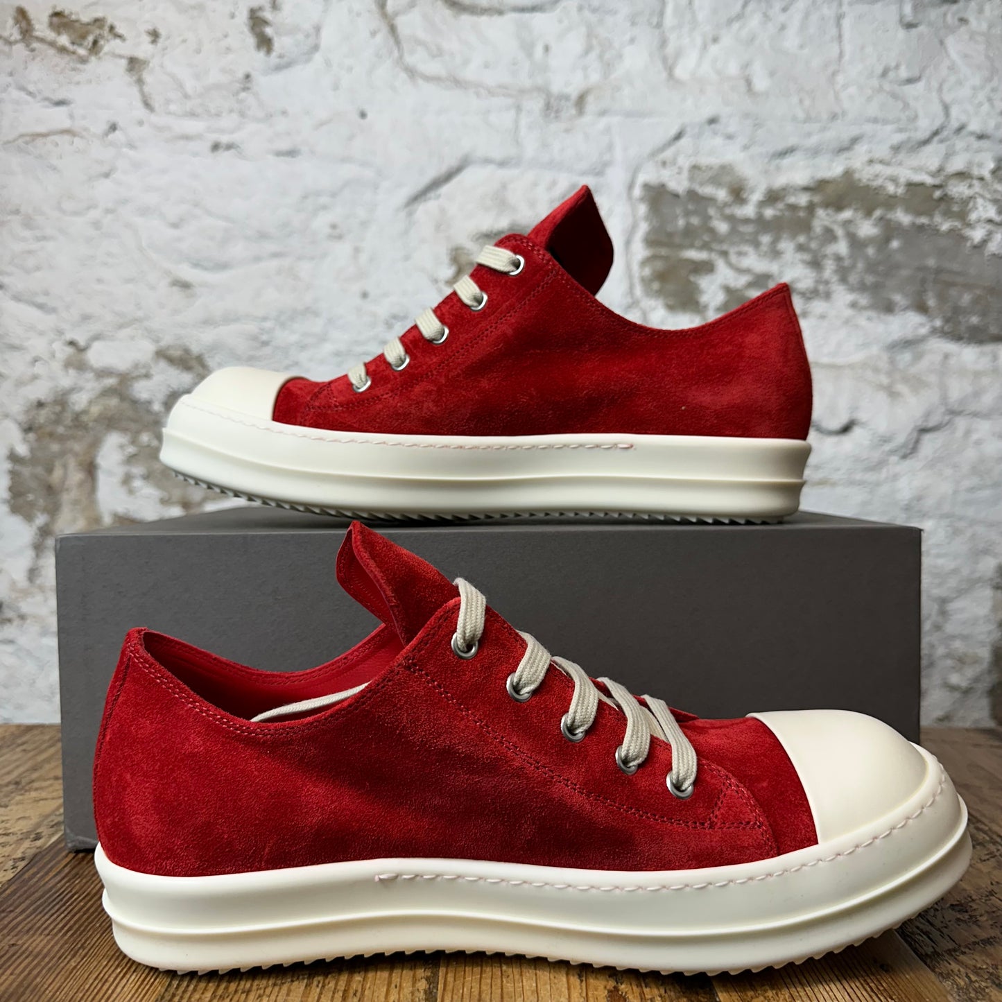 Rick Owens Carnelian Milk Sneaker DS