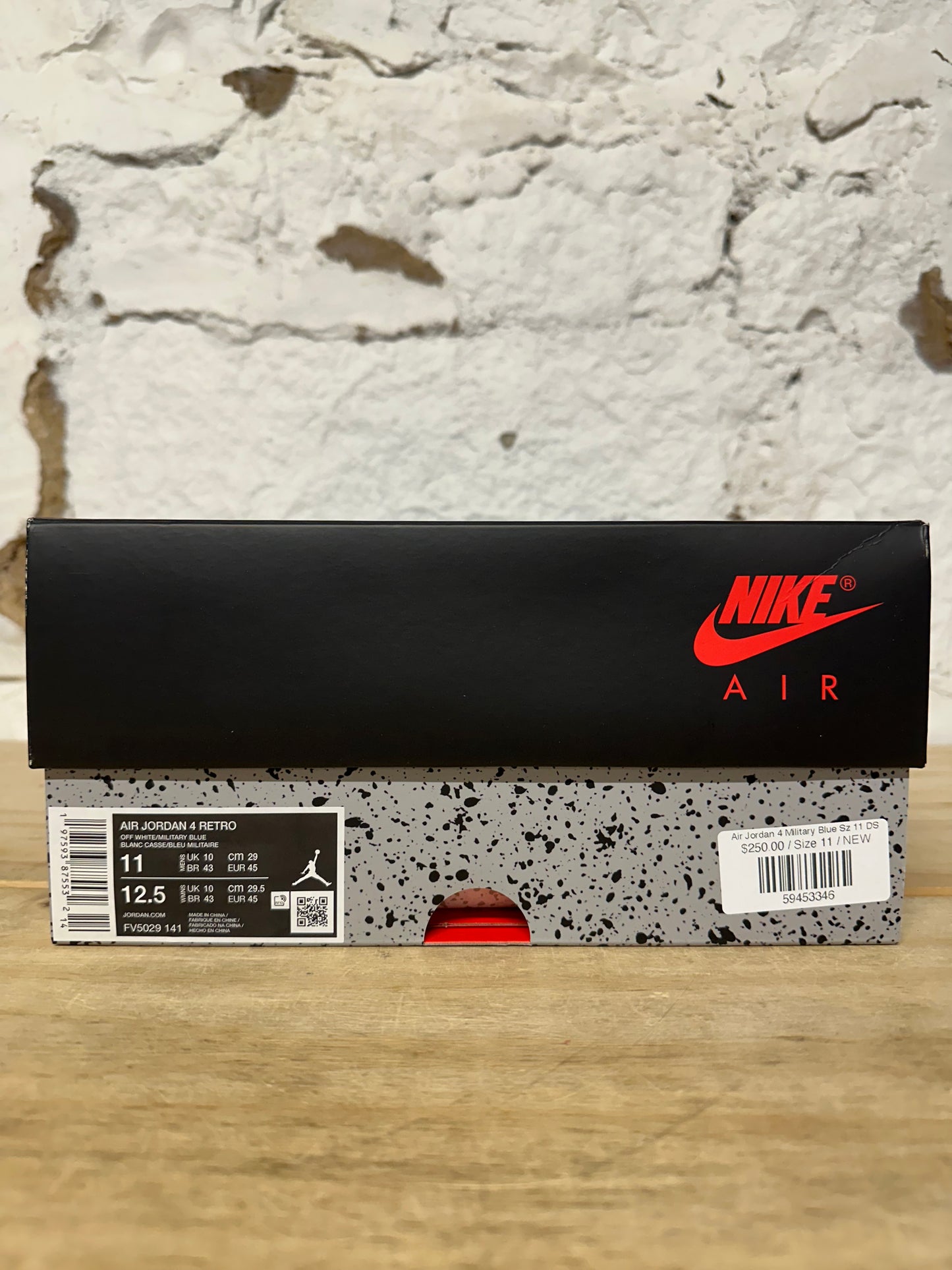 Air Jordan 4 Military Blue Sz 11 DS