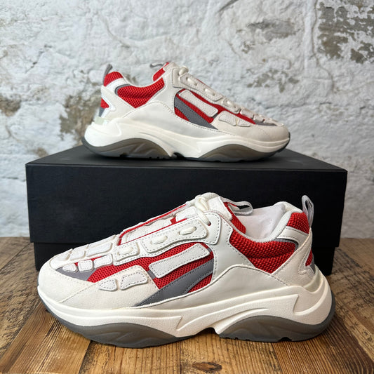 Amiri Red White Bone Runner Sneaker