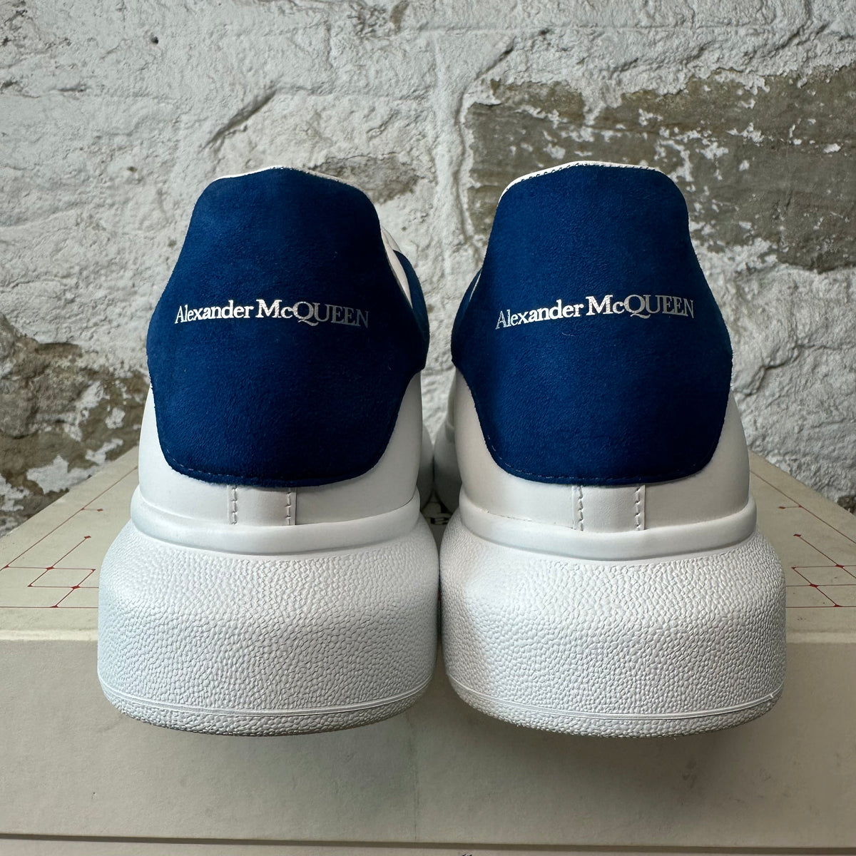 Alexander McQueen Blue Tab White Sneaker Sz 11.5 (44.5)