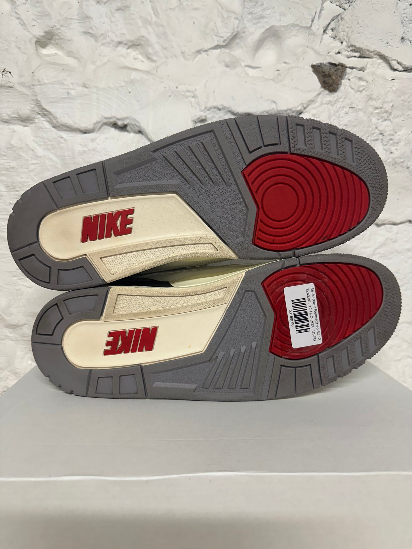 Air Jordan 3 White Cement Reimagined Sz 12