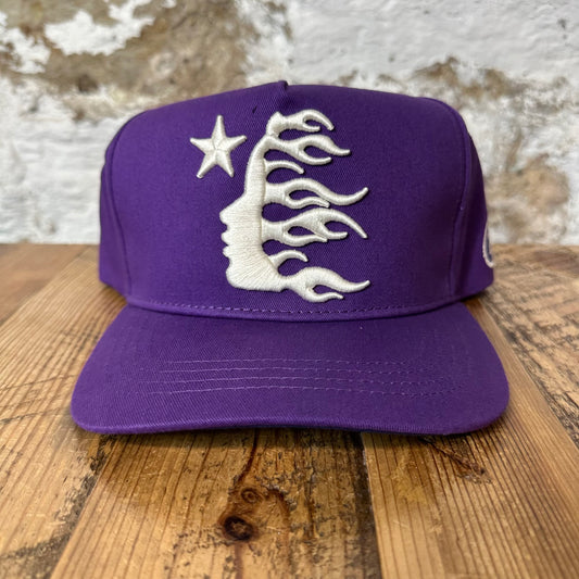 Hellstar OG Logo Purple Snapback Hat
