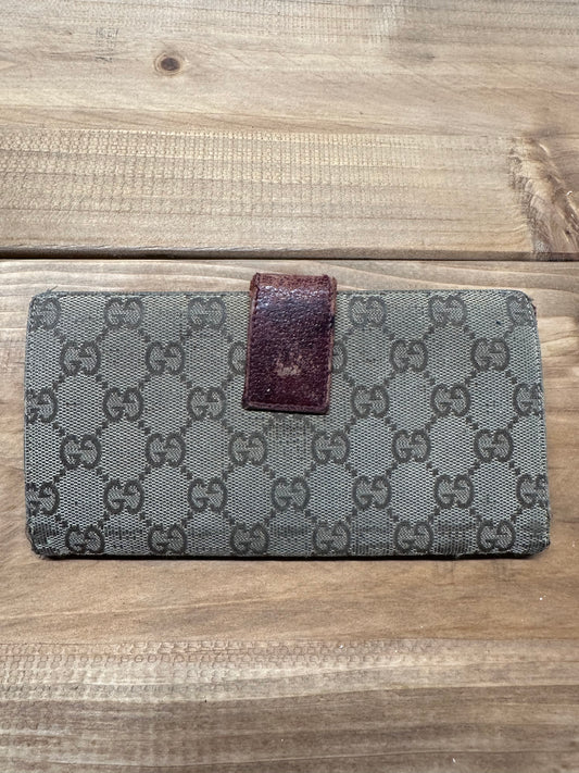 Gucci Monogram Long Wallet