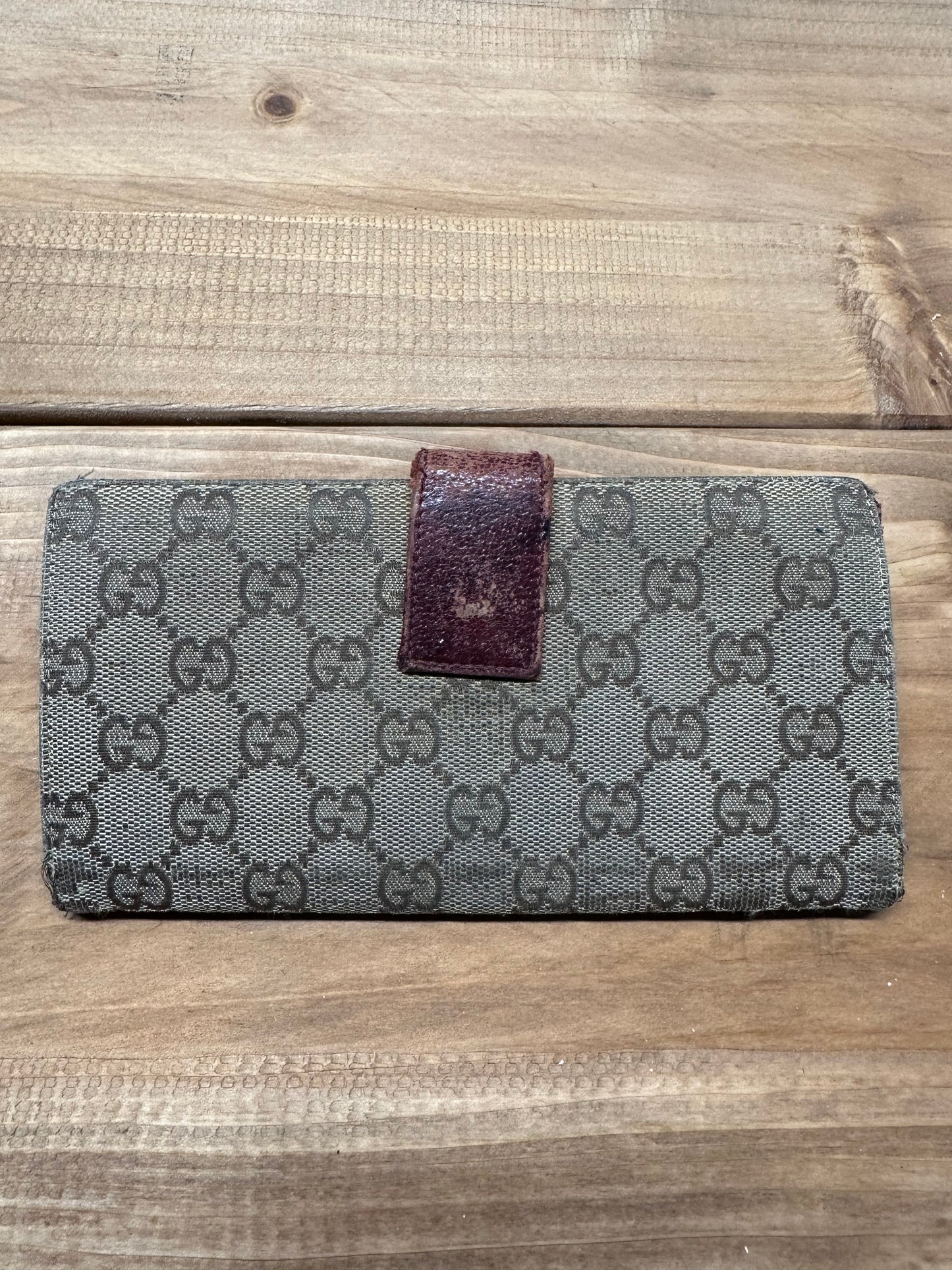 Gucci Monogram Long Wallet