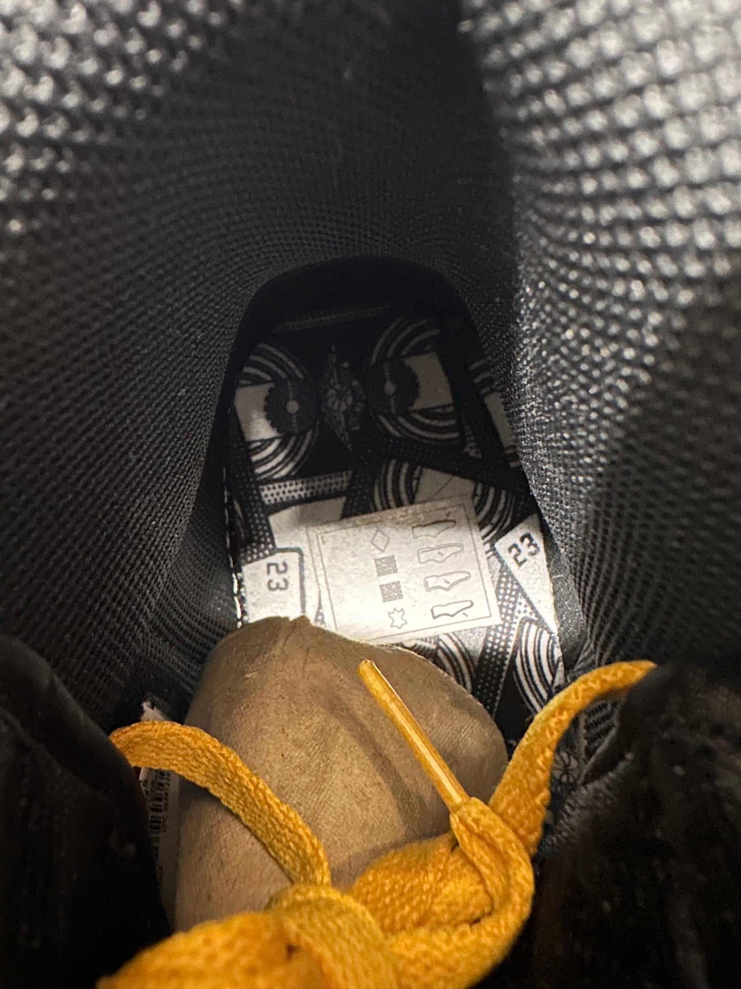 Air Jordan 1 High Yellow Ochre Sz 13