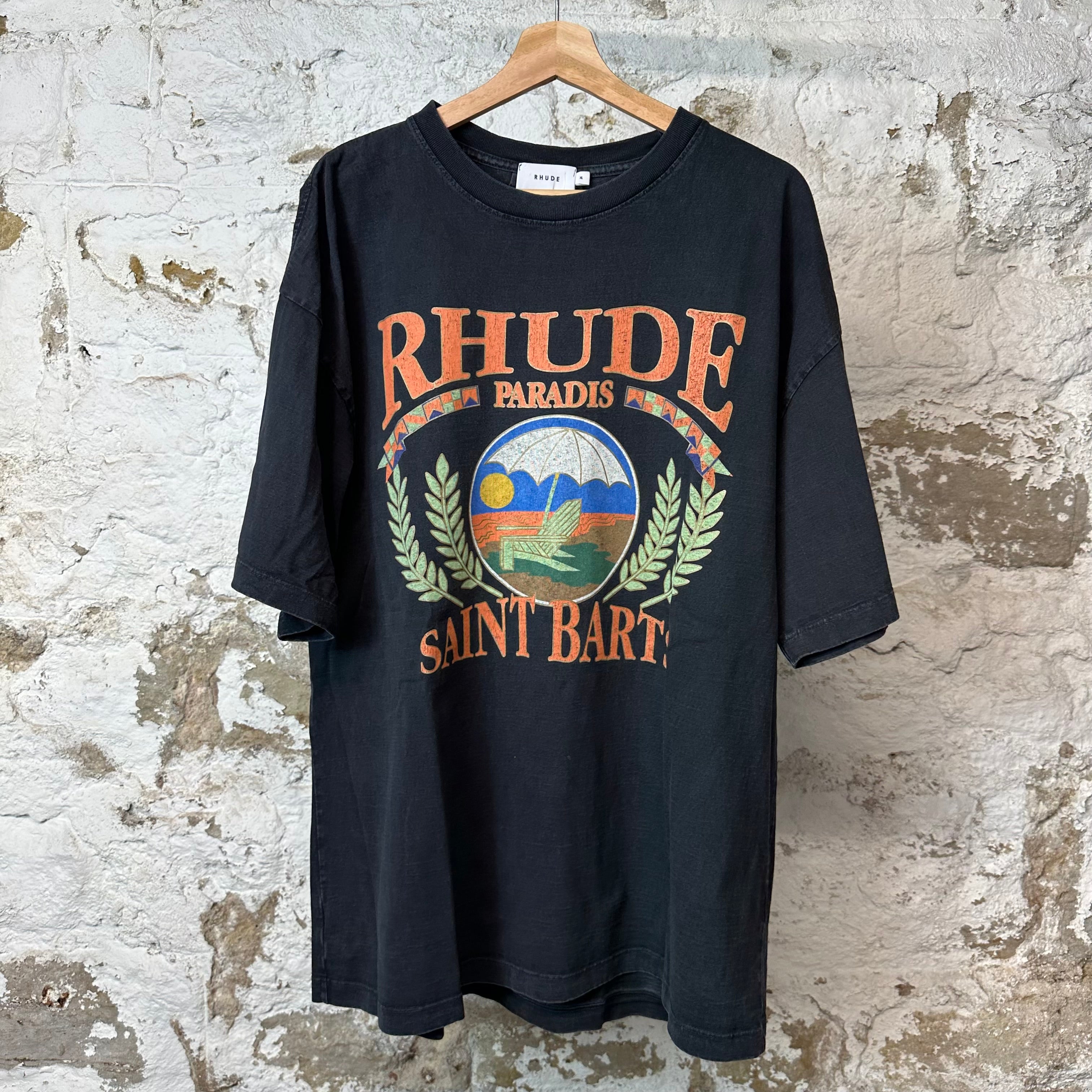 Rhude Paradis T-shirt Black Sz XL