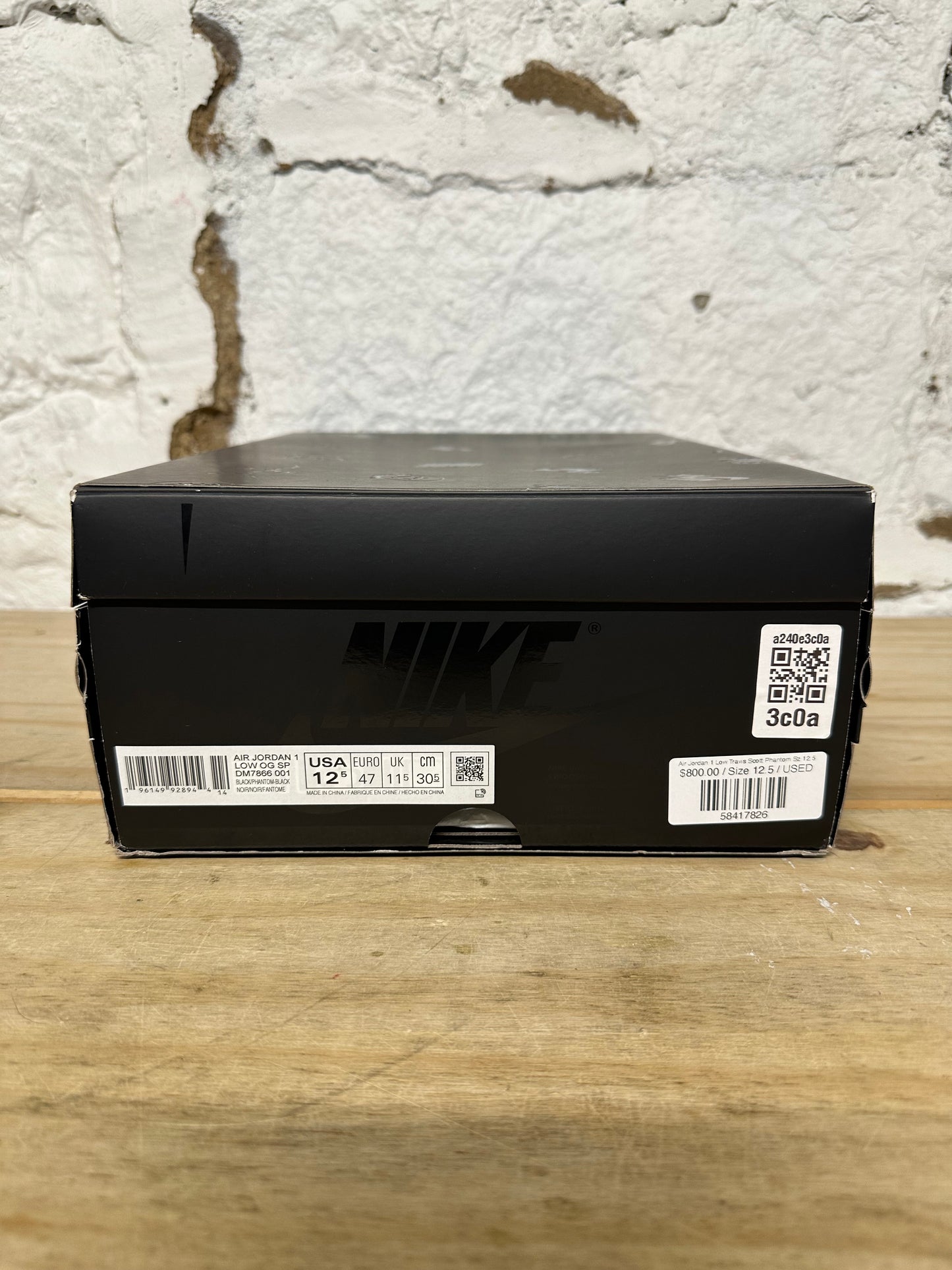 Air Jordan 1 Low Travis Scott Phantom Sz 12.5