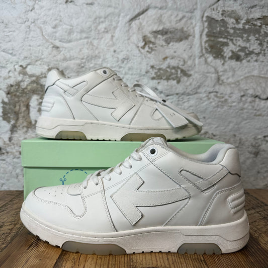 Off-White Out Of Office White Gum Sneaker Sz 12 (45)