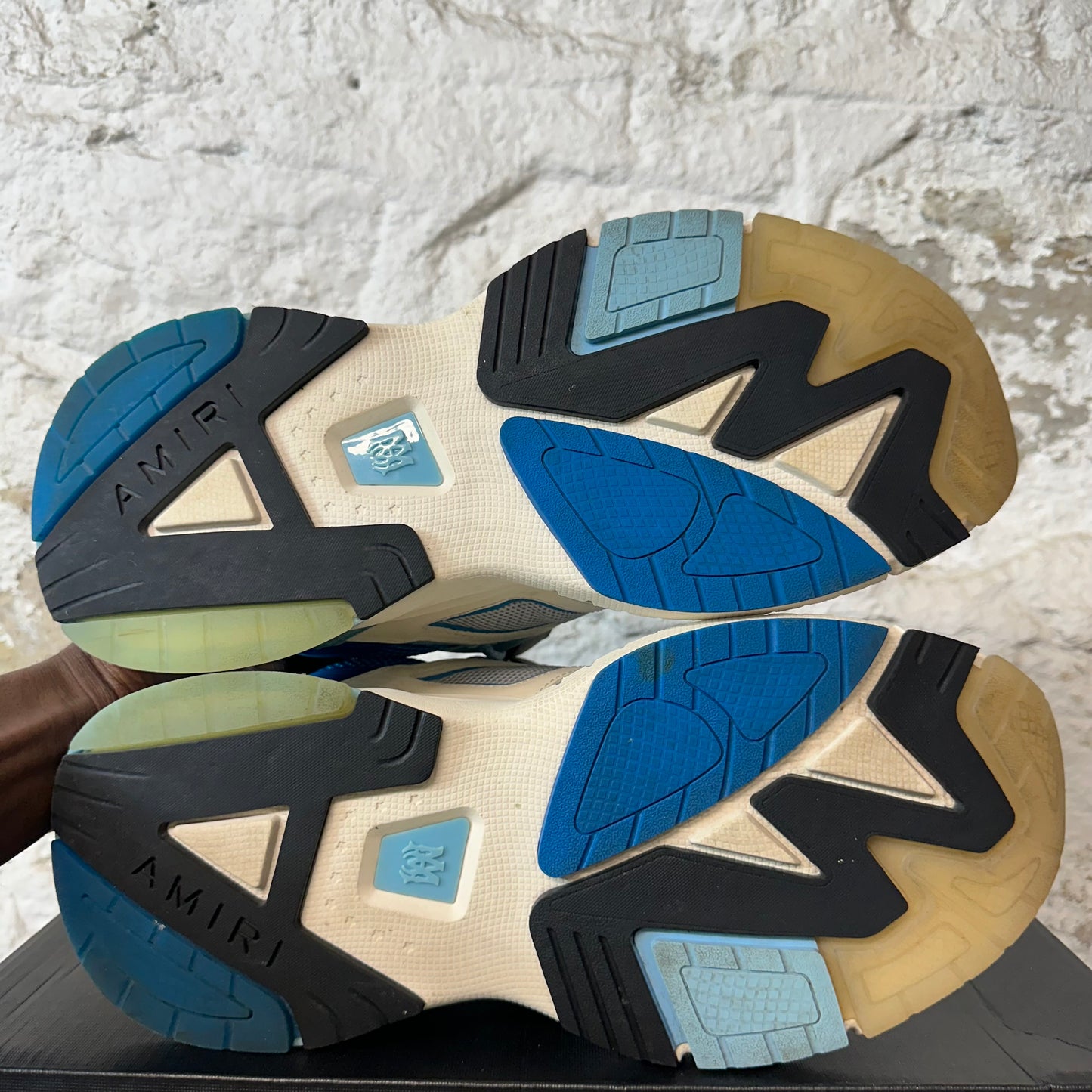 Amiri MA Runner Teal Blue White Sneaker Sz 11 (44)