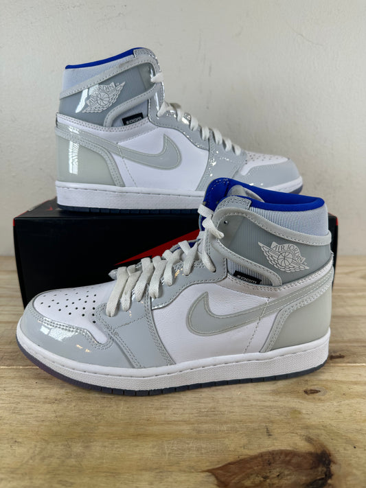 Air Jordan 1 High Zoom White Racer Blue Sz 8