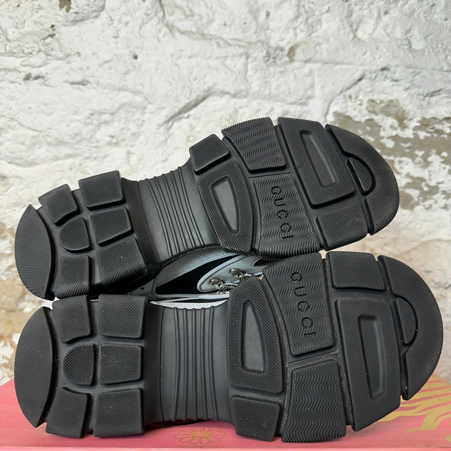 Gucci 3M Flashtrek Boot Black Sz 7