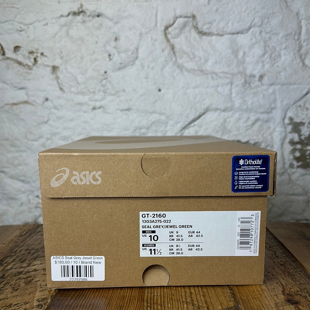 Asics GT-2160 Seal Grey Jewel Green