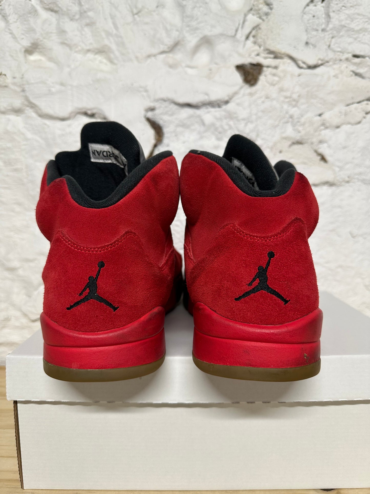 Air Jordan 5 Red Suede Sz 14
