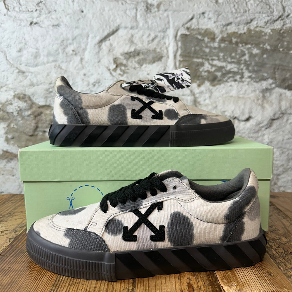 Off-White Black Arrow Grey White Vulc Sneaker Sz 9 (42)