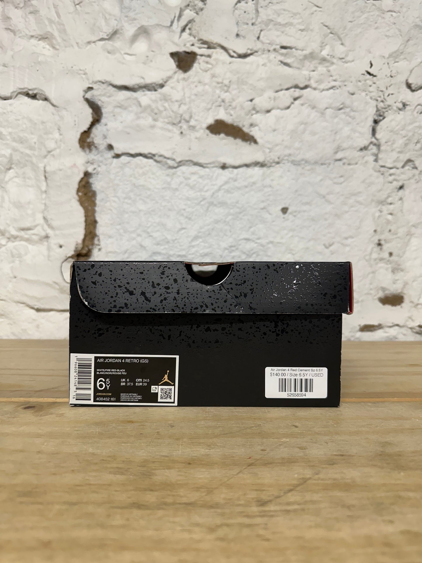 Air Jordan 4 Red Cement Sz 6.5Y