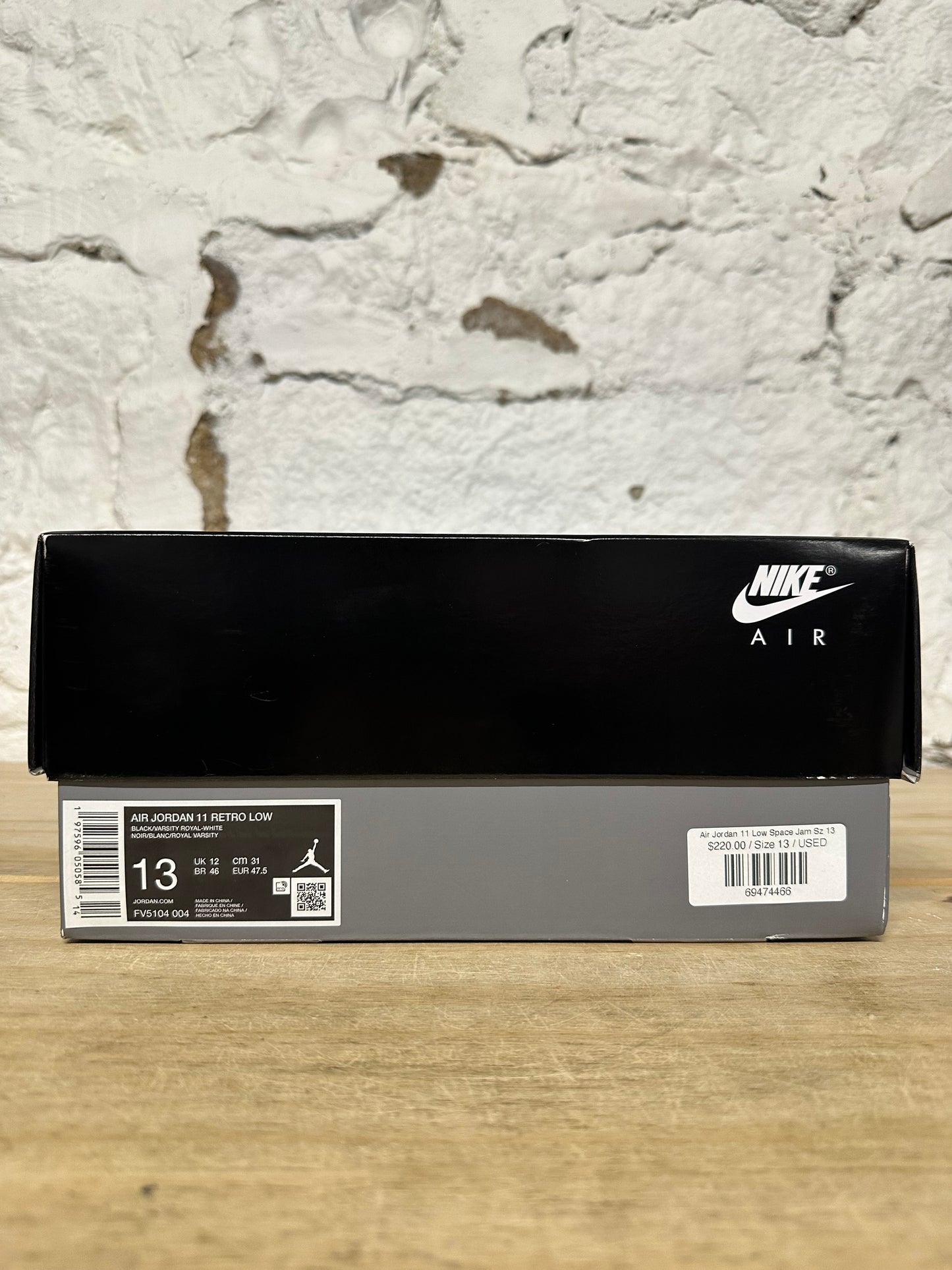 Air Jordan 11 Low Space Jam Sz 13