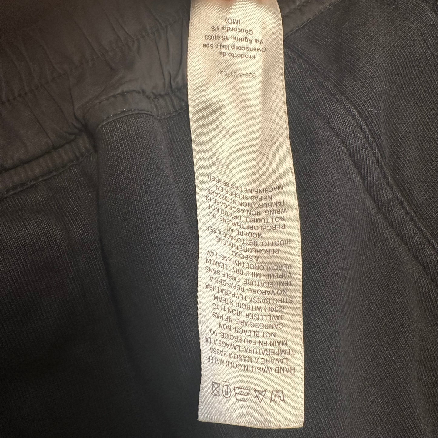 Rick Owens Mastadon Black Sweatpants Sz L
