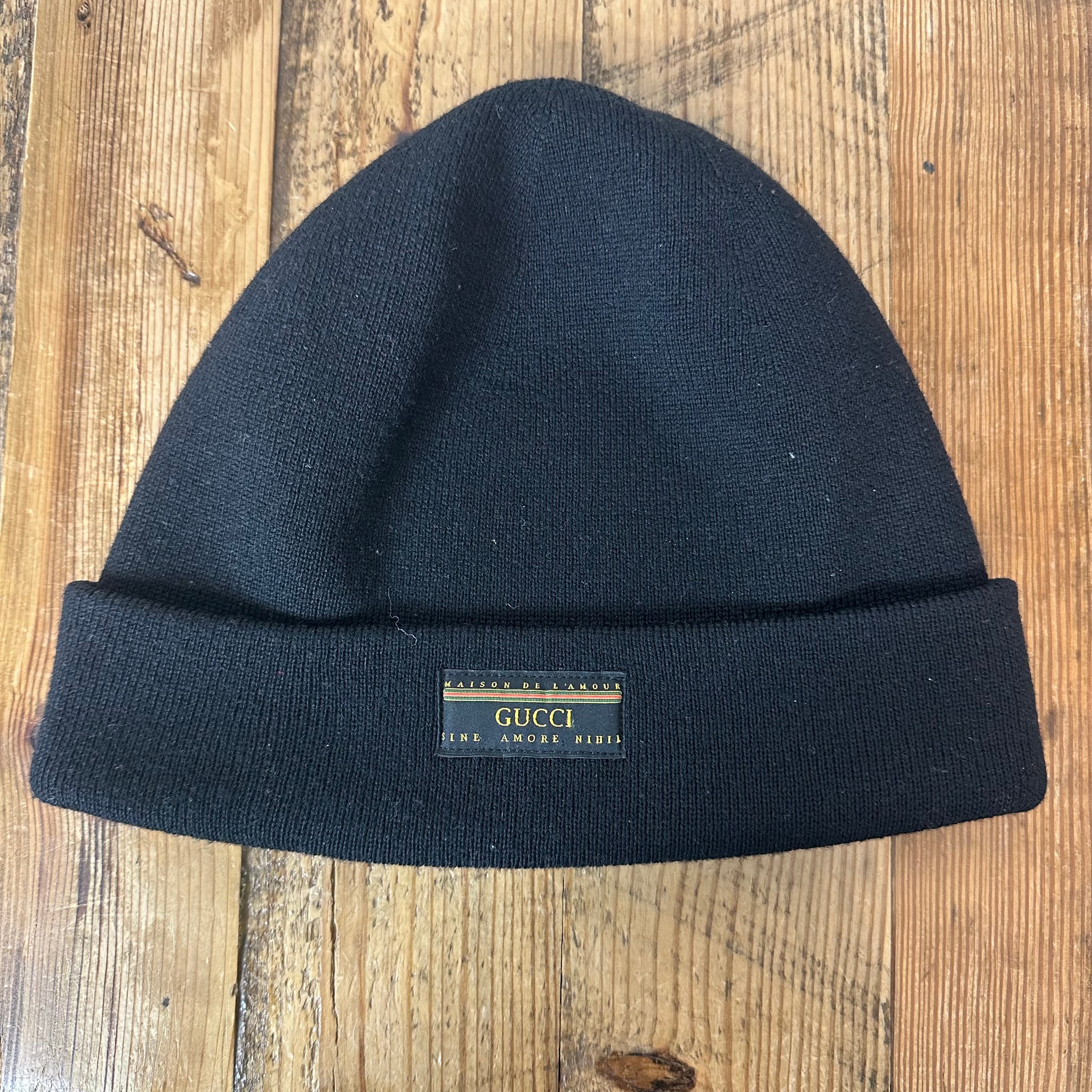 Gucci Sine Amore Black Beanie