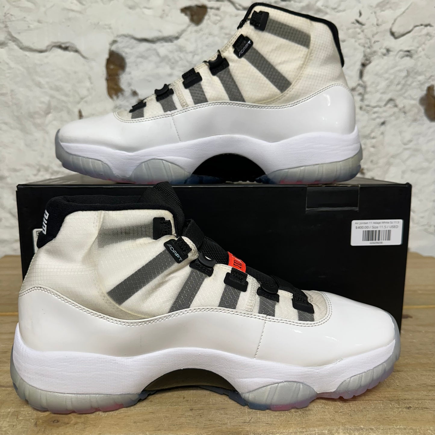 Air Jordan 11 High Adapt White Sz 11.5