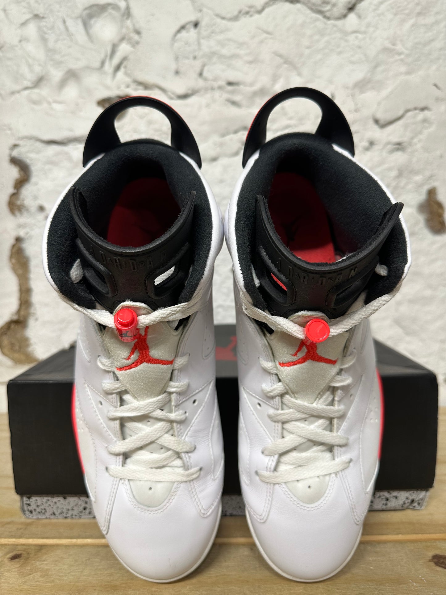 Air Jordan 6 Infrared White Sz 12