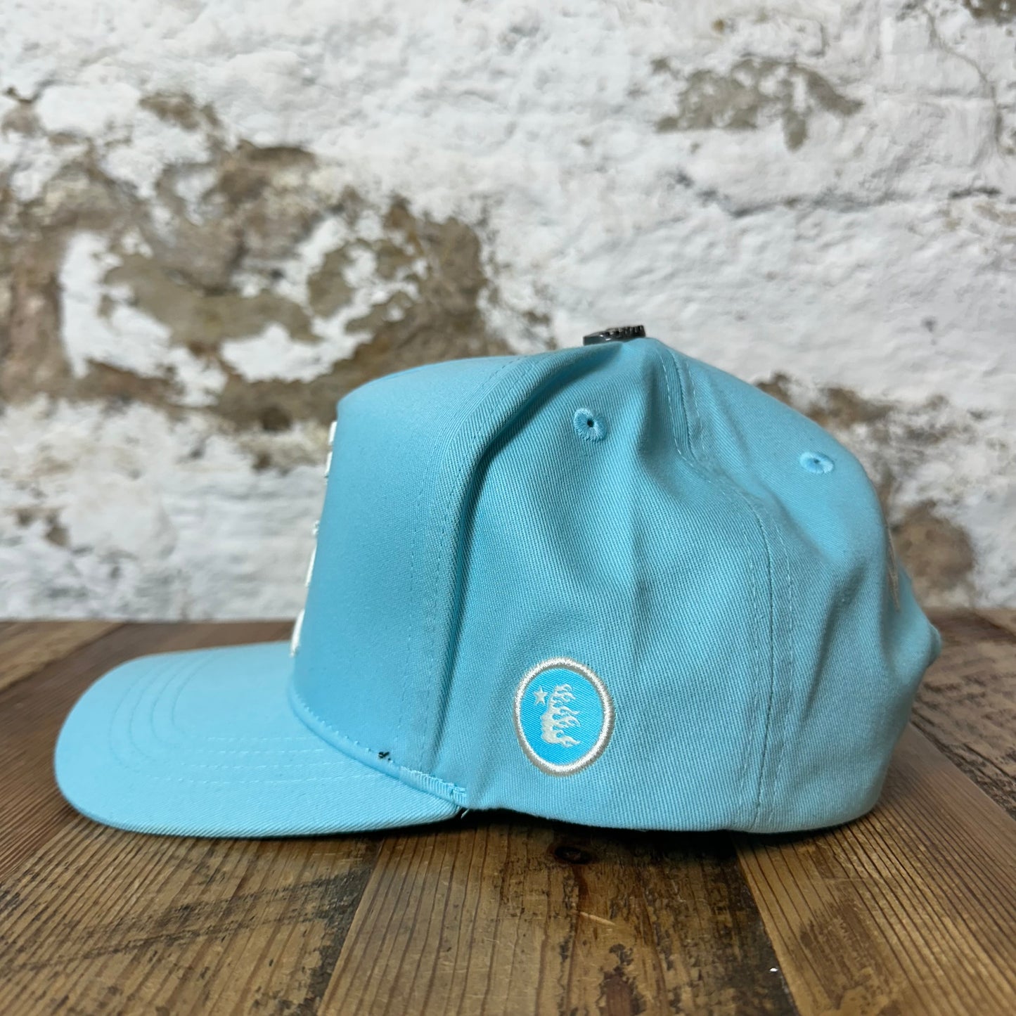 Hellstar OG Logo Baby Blue Snapback Hat