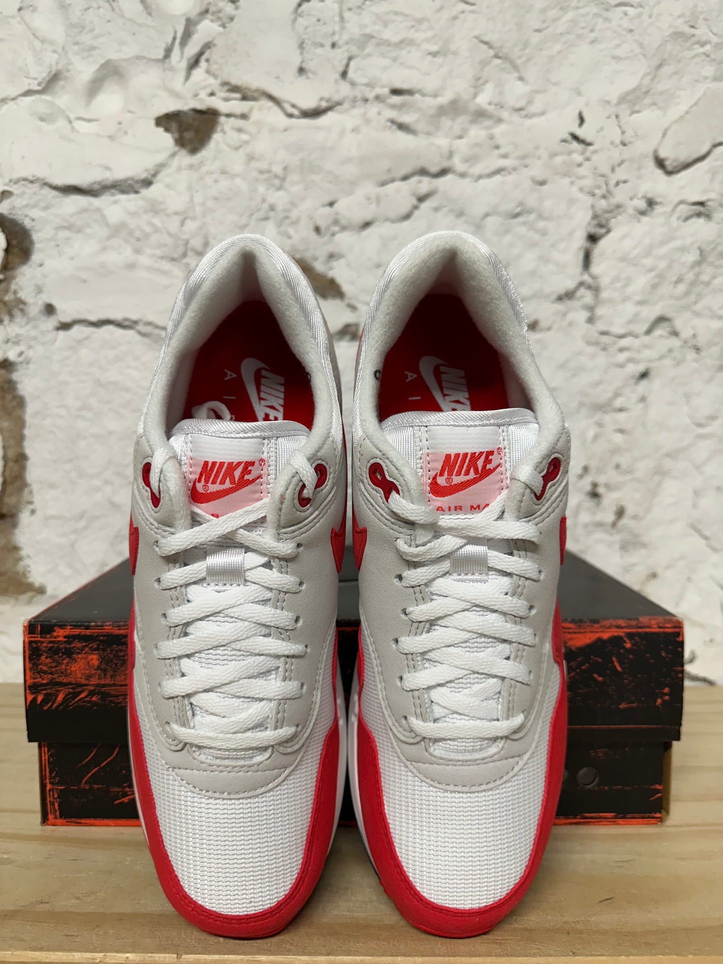Nike Air Max 1 Big Bubble Sport Red Sz 9 DS