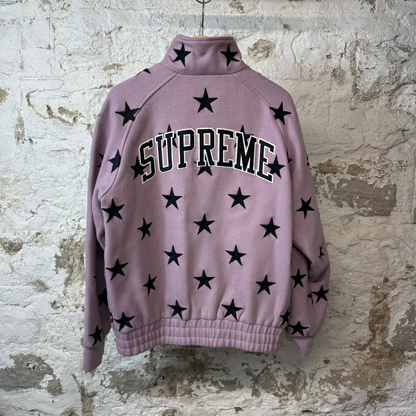 Supreme Stars Zip Up Jacket Lavender Sz L