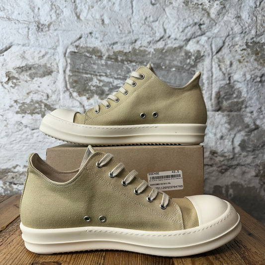 Rick Owens Parchment Milk Sneaker Sz 10.5 (43.5)