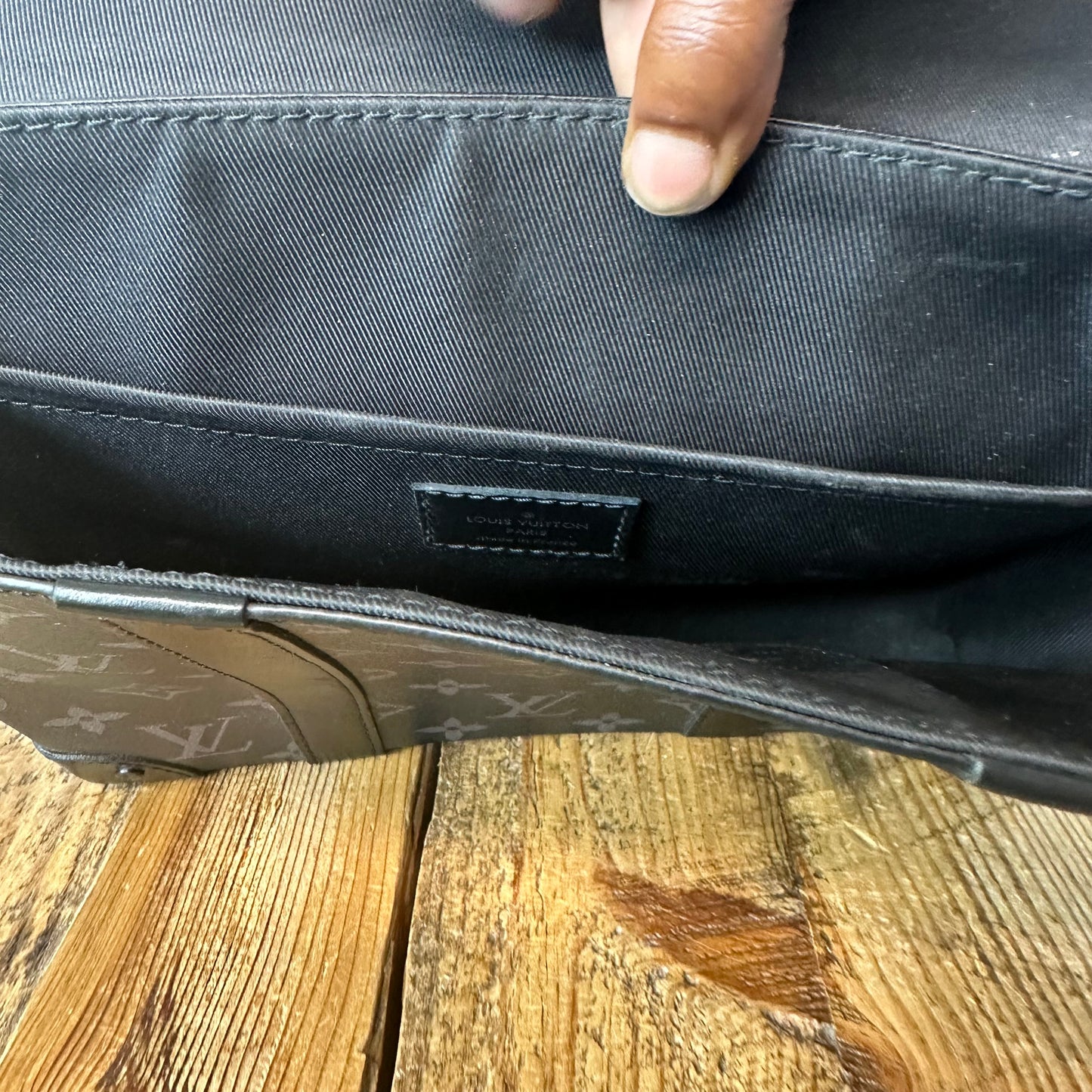 Louis Vuitton Monogram Eclipse Trunk Messenger Bag