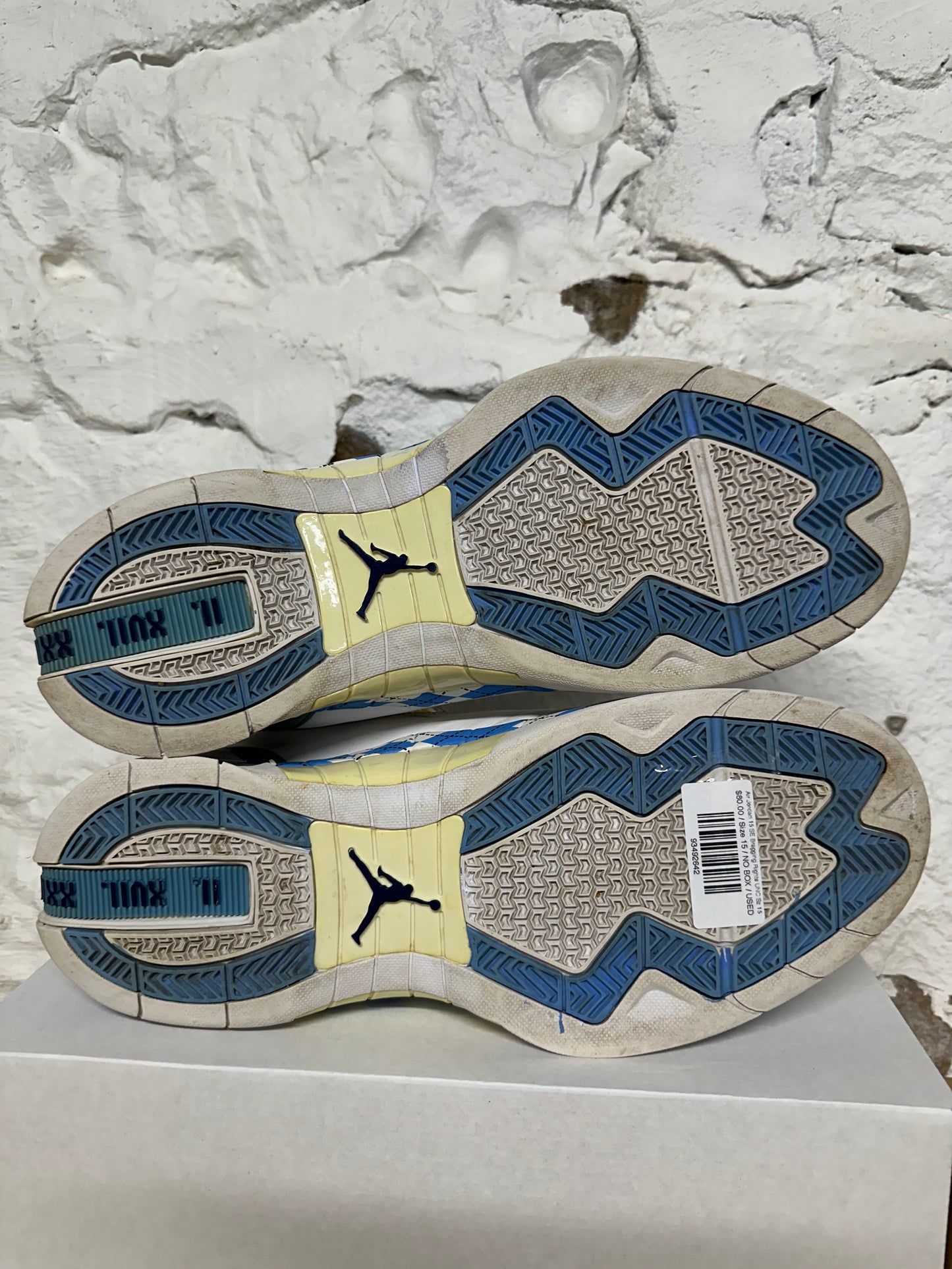 Air Jordan 15 Bragging Rights UNC Sz 15
