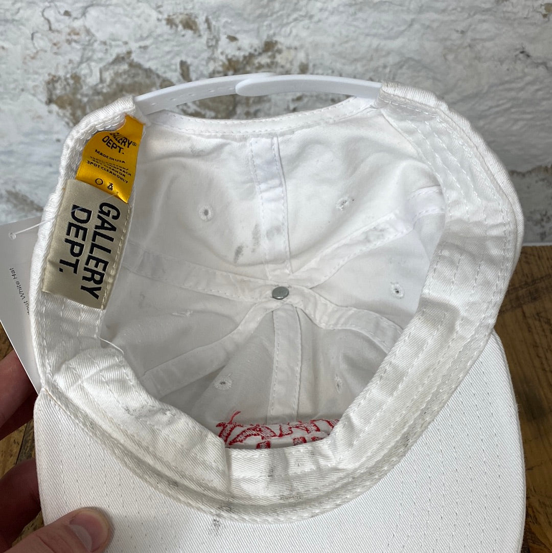 Gallery Dept Red Spellout White Hat
