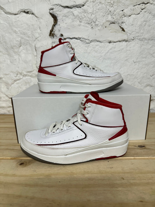 Air Jordan 2 White Varsity Sz 5Y