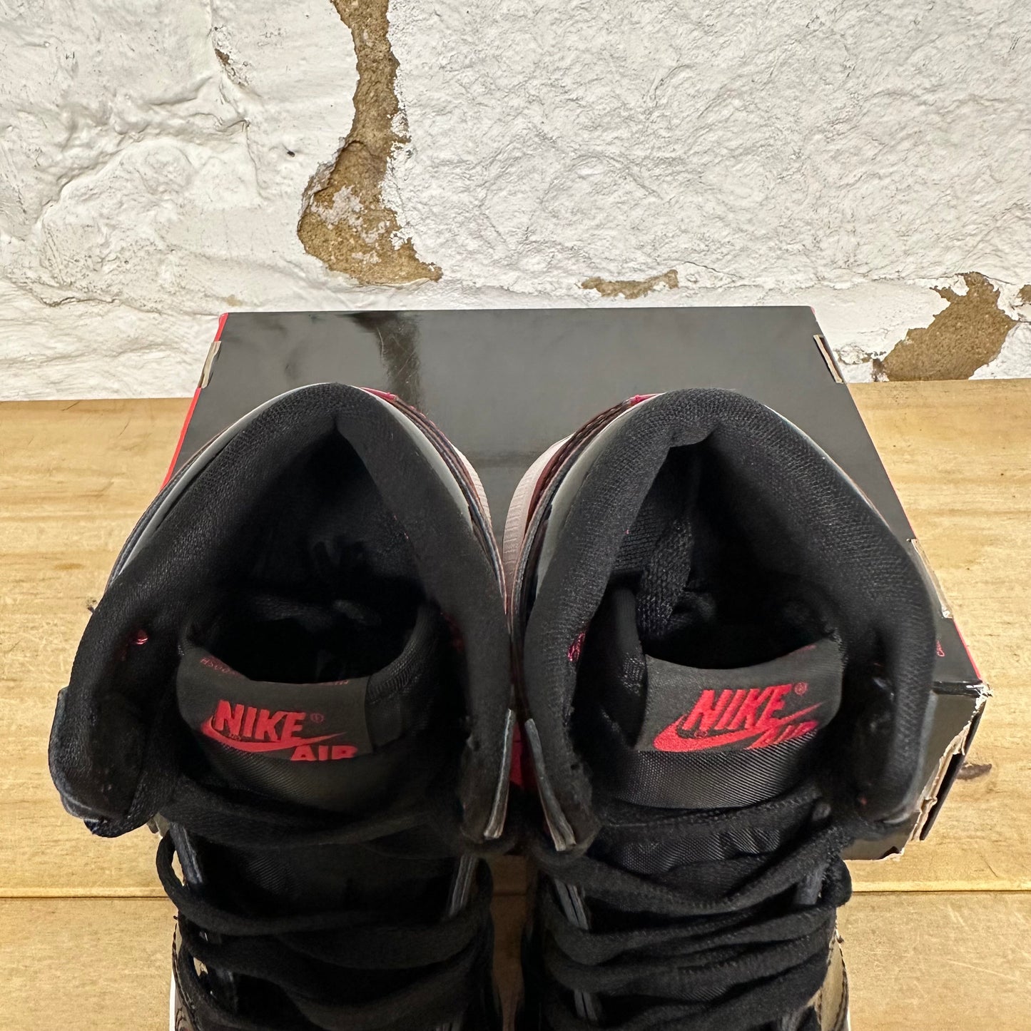 Air Jordan 1 High Patent Bred Sz 5Y