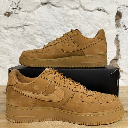 Nike Air Force 1 Low Supreme Wheat Sz 12