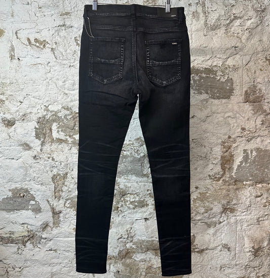Amiri MX1 Rainbow Paisley Black Denim Jeans