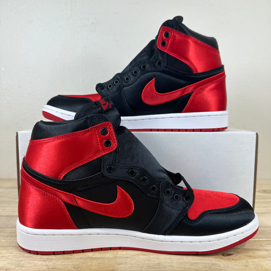 Air Jordan 1 High Satin Bred Sz 9.5 (11W) DS