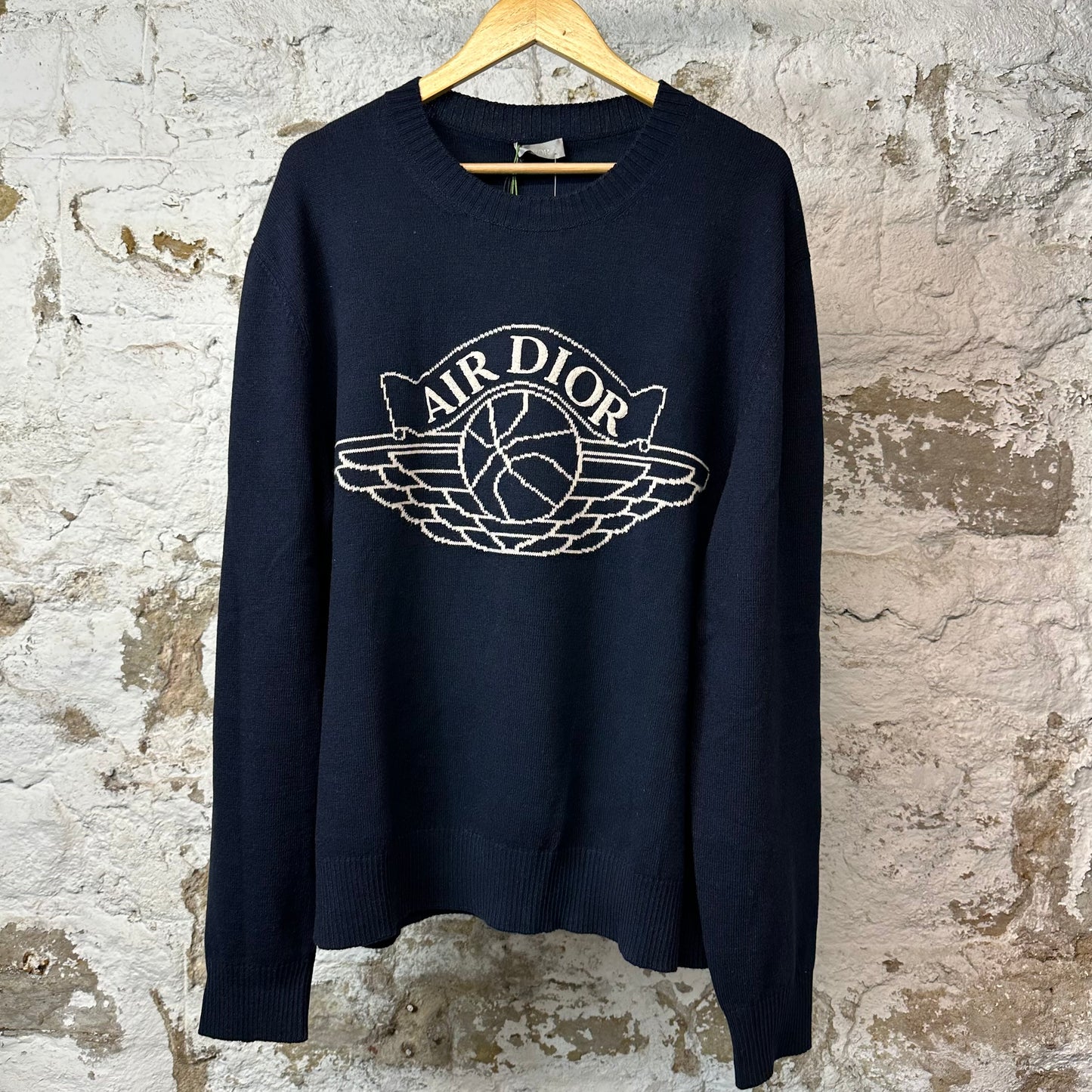 Christian Dior x Jordan Wings Sweater Navy Sz 3XL (XL) DS
