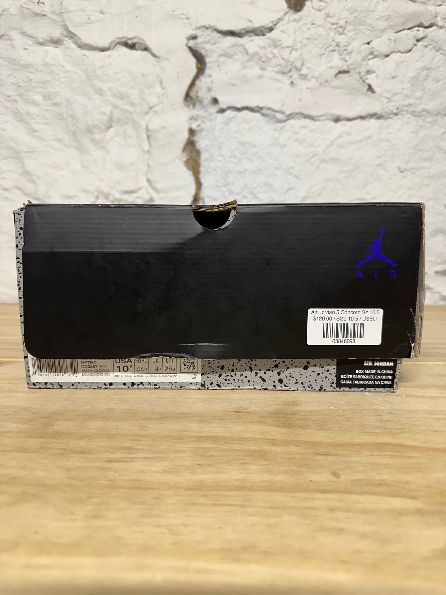 Air Jordan 5 Dark Concord Sz 10.5