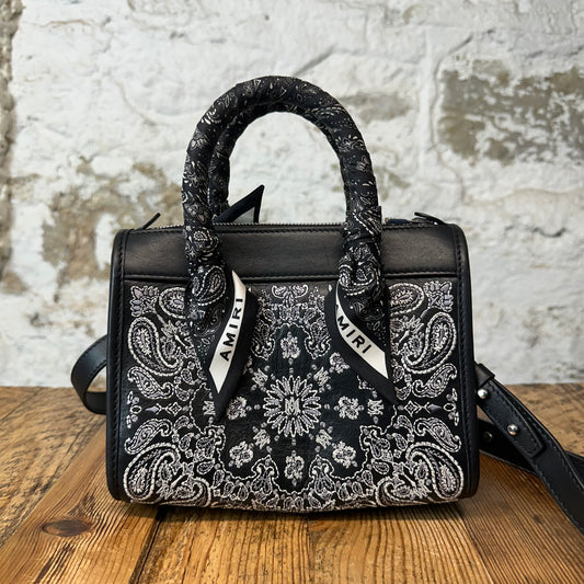 Amiri Bandana Micro Triangle Crossbody Purse